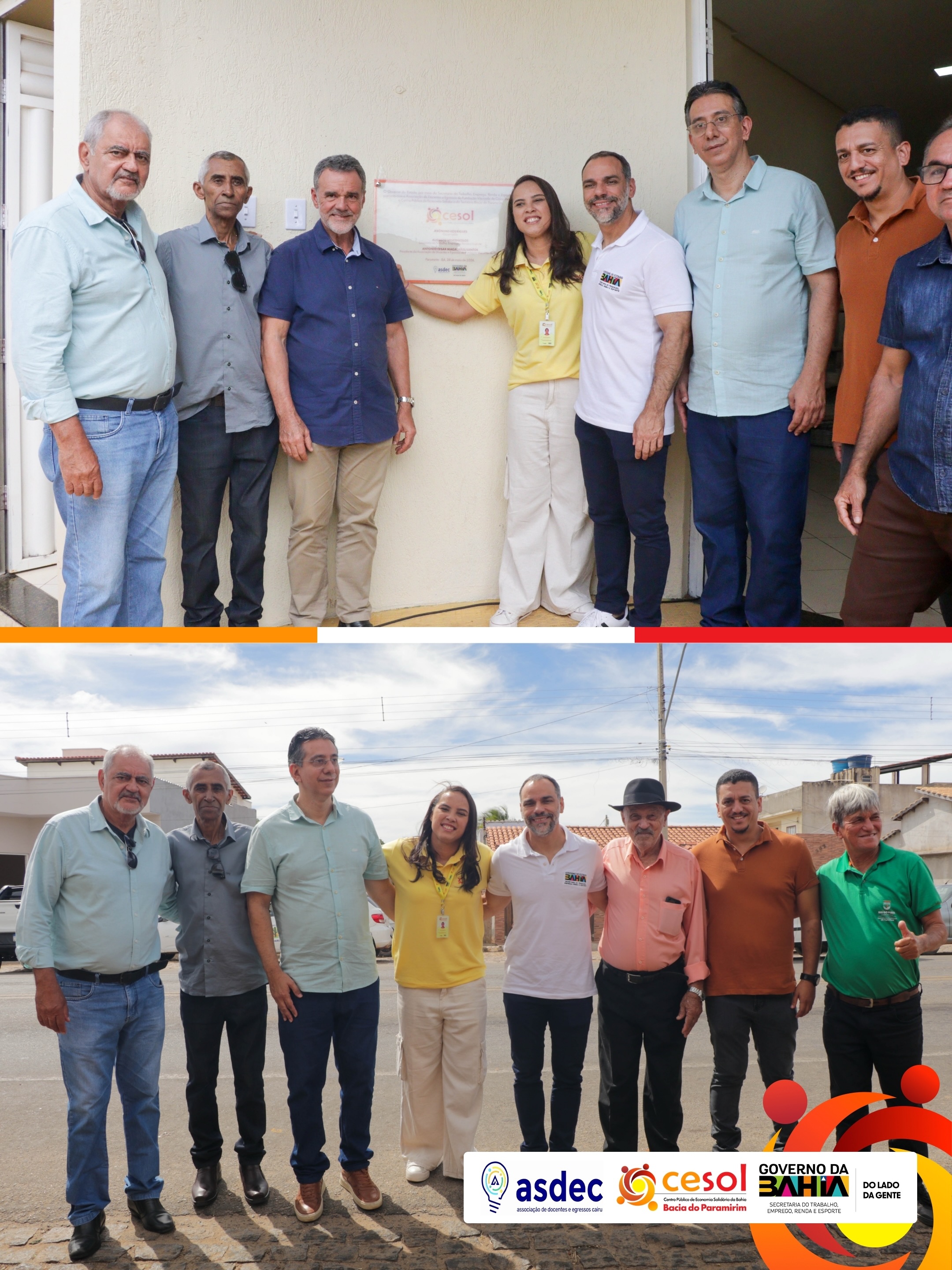 Inauguração do CESOL Bacia do Paramirim