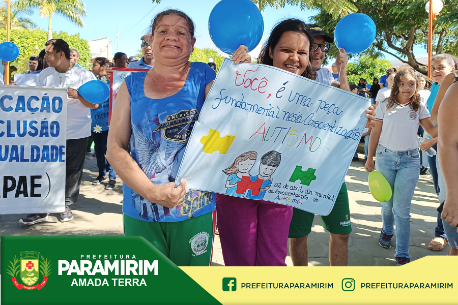 APAE Paramirim celebra Dia de Conscientização do Autismo