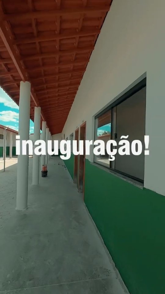 A ampliação do Colégio Ulysses está acabando.