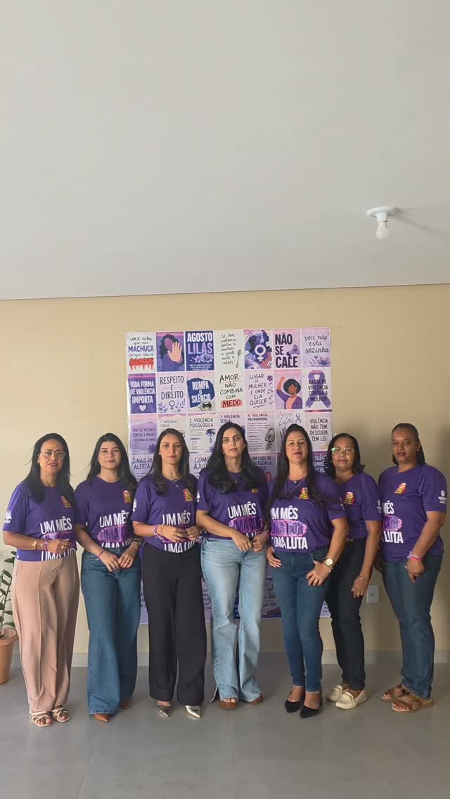 A cor lilás pode até ter um mês no calendário, mas o respeito, a proteção e a valorização da mulher devem estar presentes durante todo o ano.