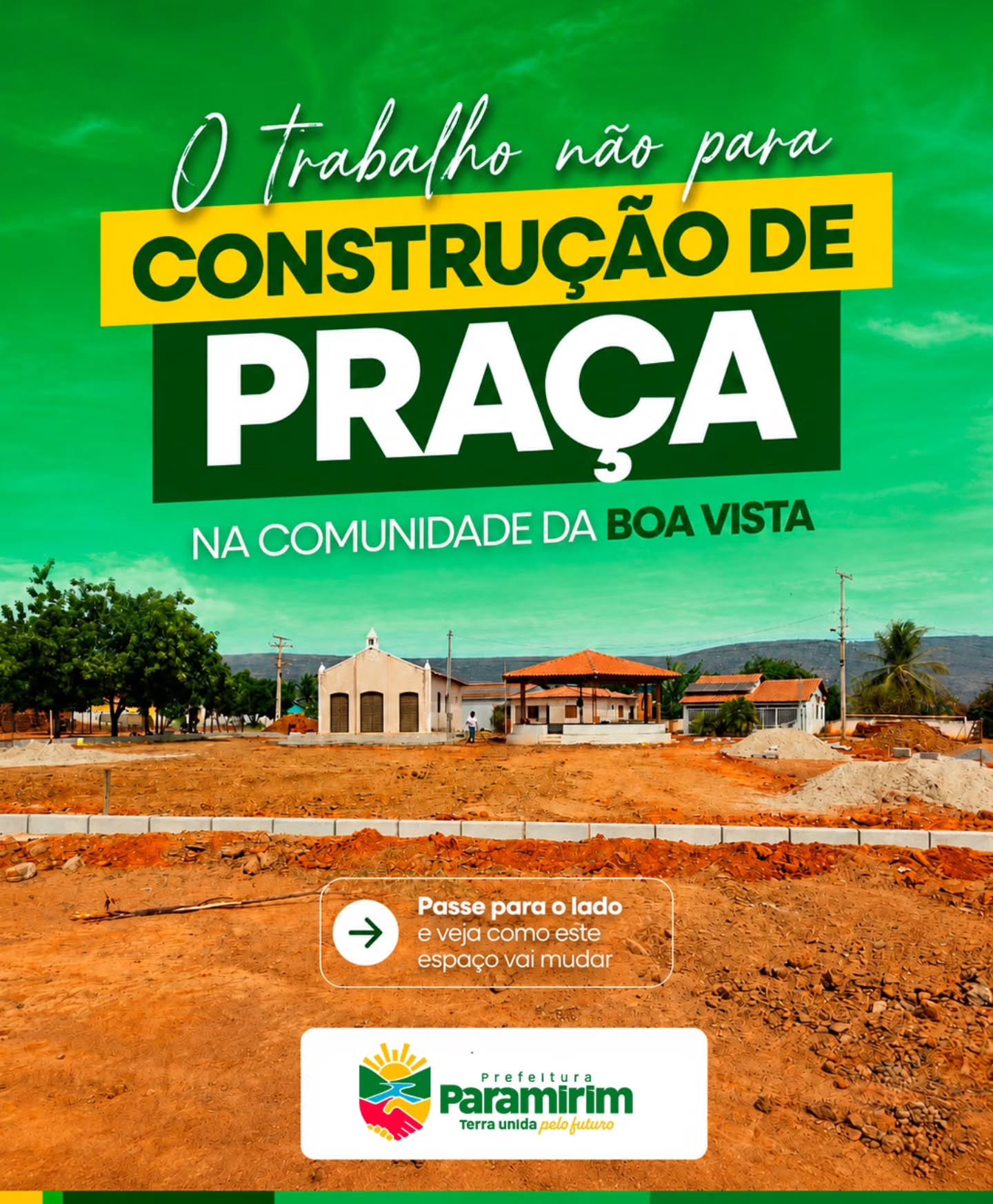 A Boa Vista vai ganhar uma linda Praça.