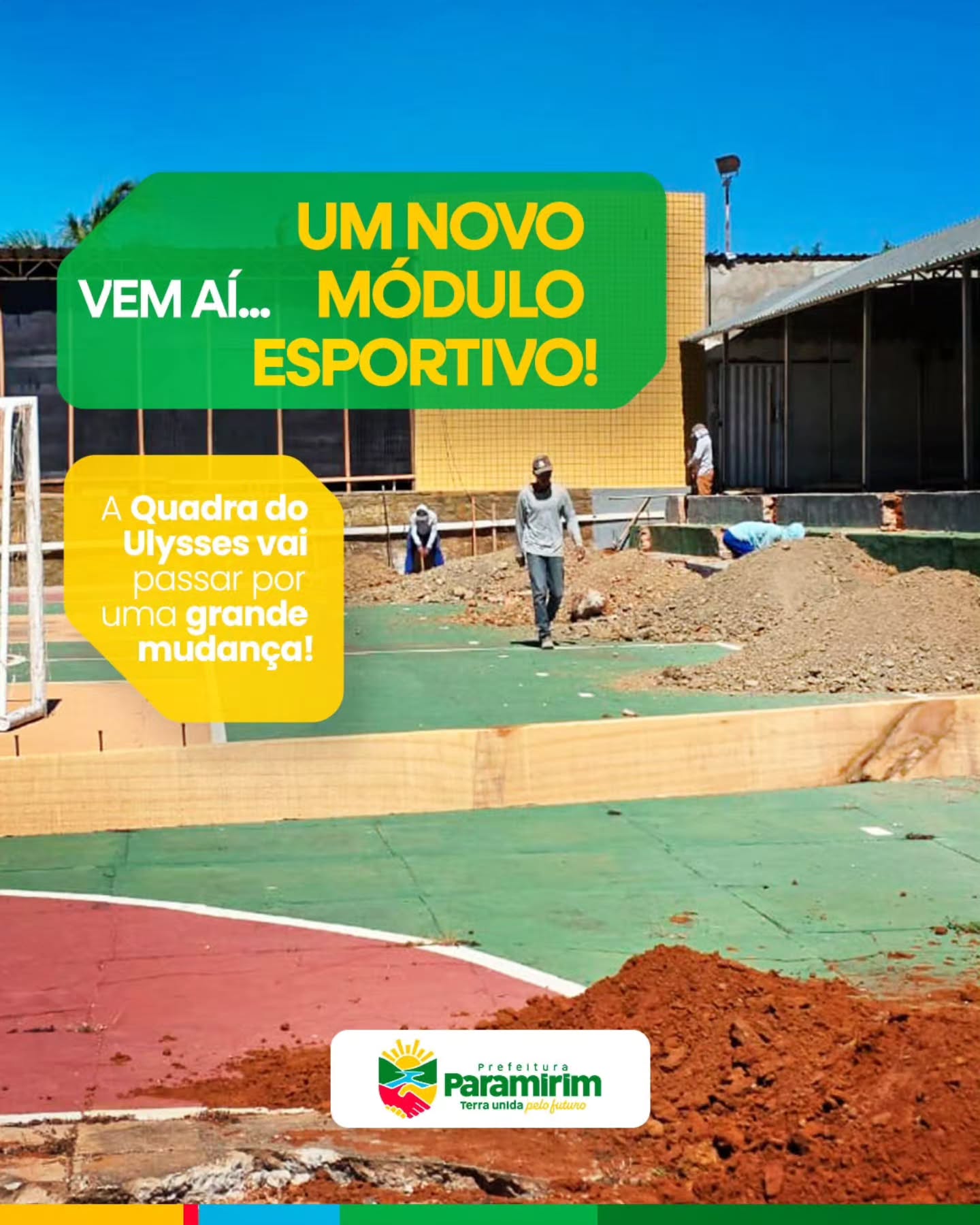 Você piscou e a Prefeitura começou mais uma obra.