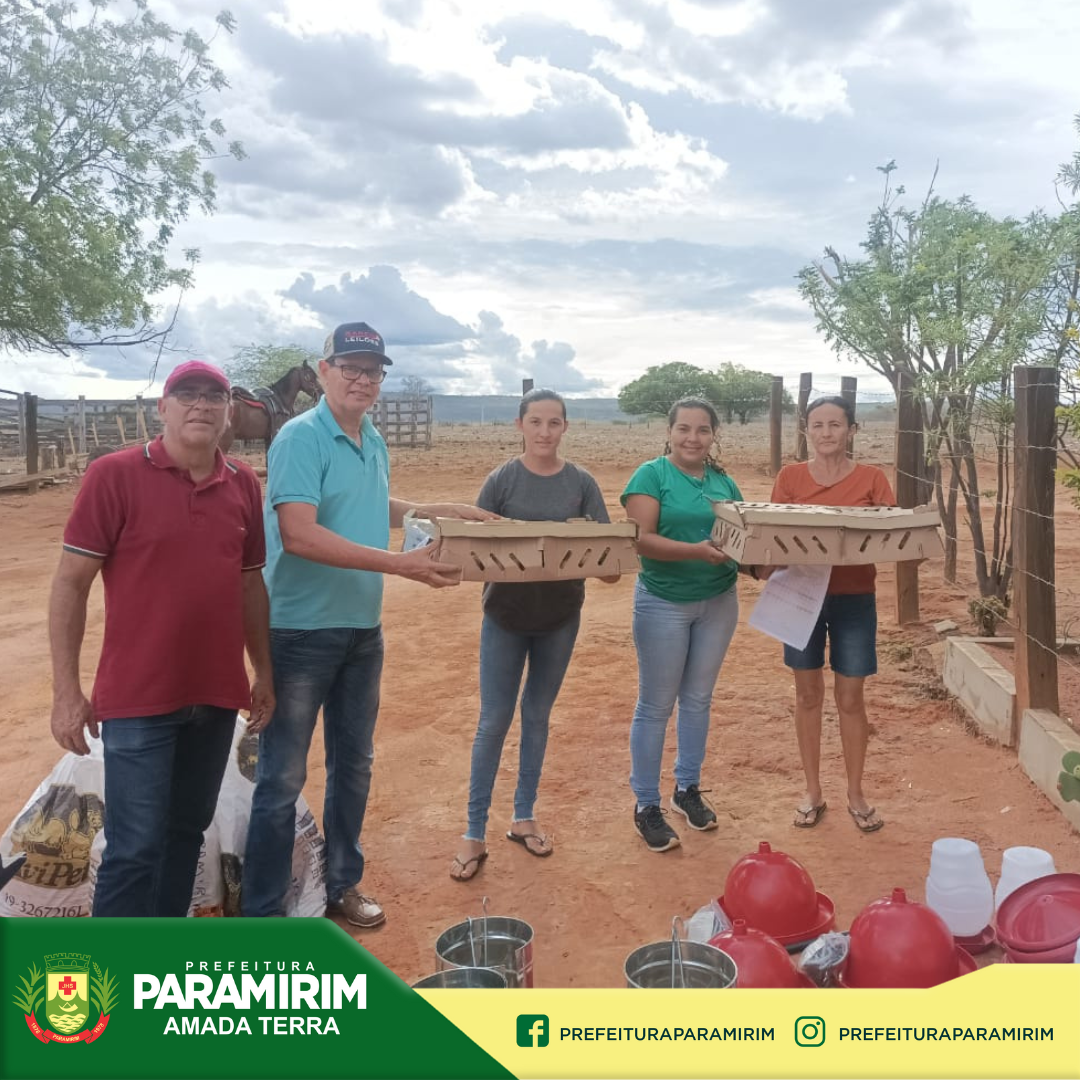 Produtores rurais recebem novos Kits Produtivos pelo Parceria Mais Forte