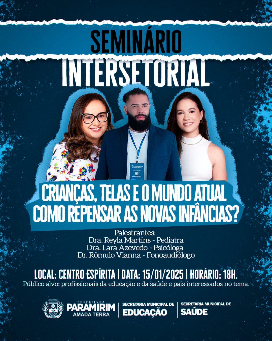 Seminário Intersetorial irá discutir o impacto do uso de telas por crianças