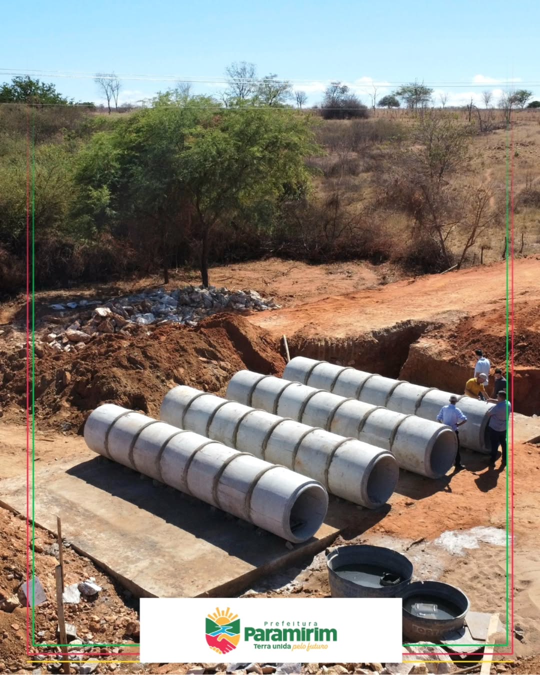 É mais uma obra da Prefeitura