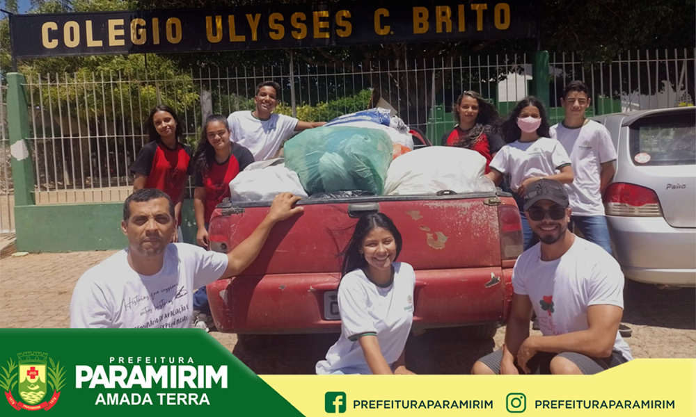 Gincana escolar arrecada 400kg de alimentos e mais de 2000 peças de roupas para doação