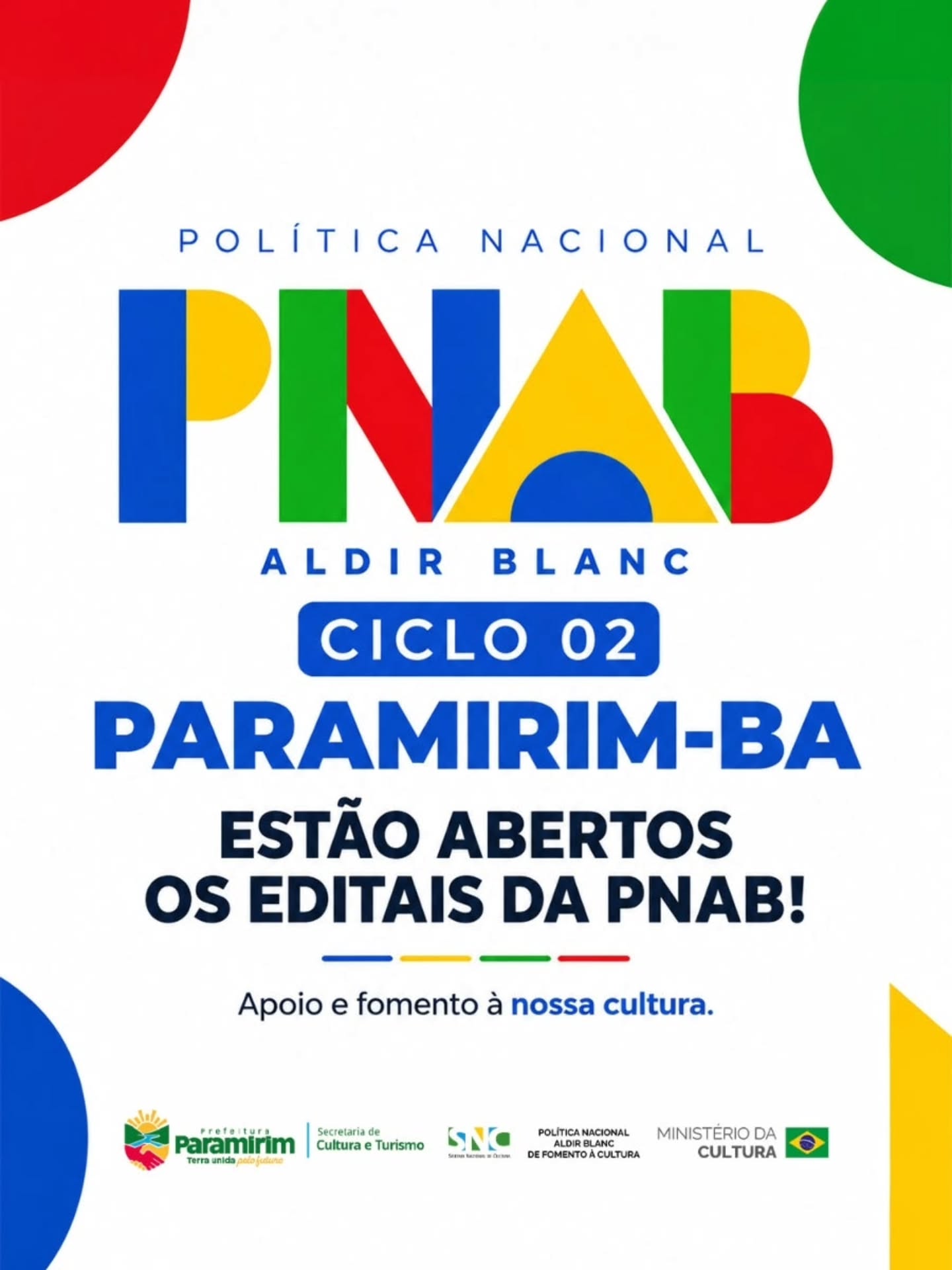 Os editais da PNAB já estão abertos!