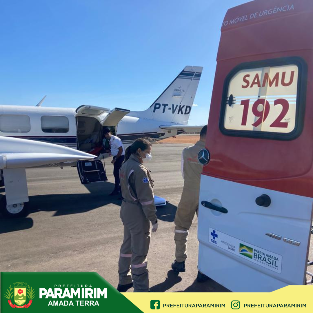 Aeródromo de Paramirim recebe primeiro voo para transporte de pacientes