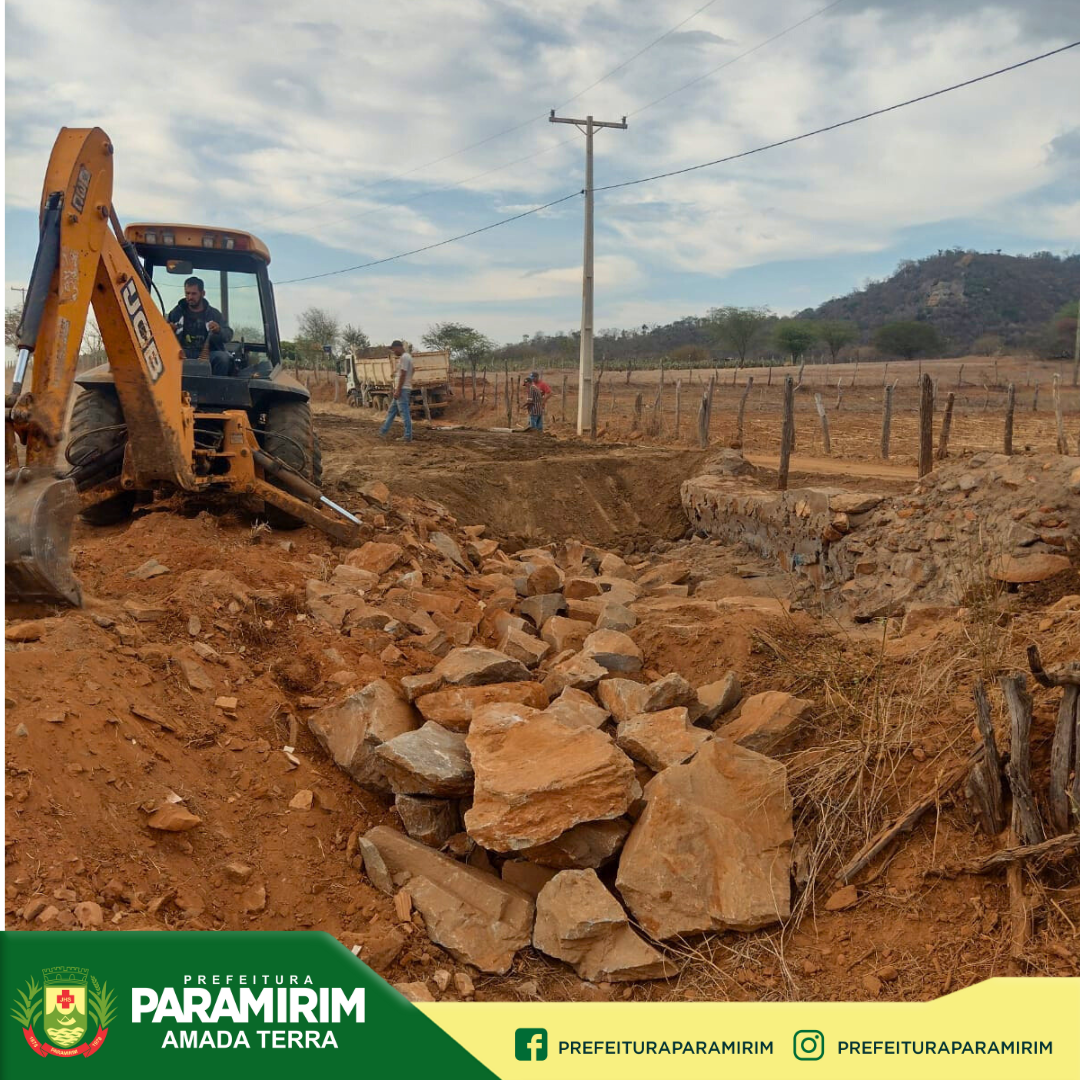 Estrada que da acesso a São Bento ganha contenção de pedras para evitar erosão causada pelas chuvas