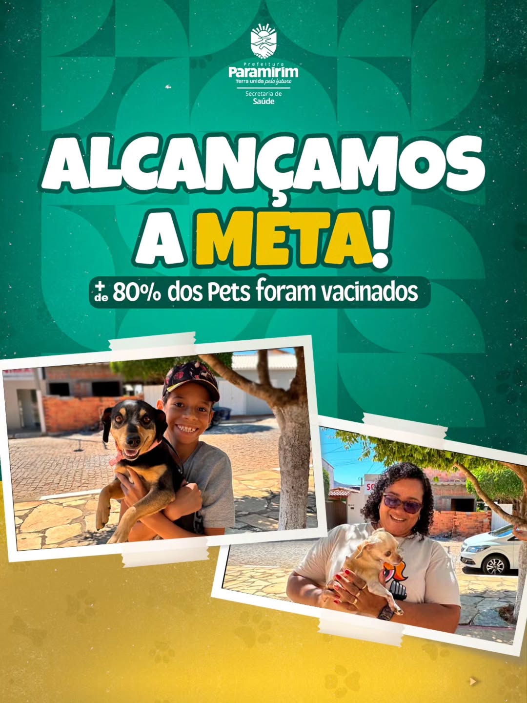 Já foram vacinar