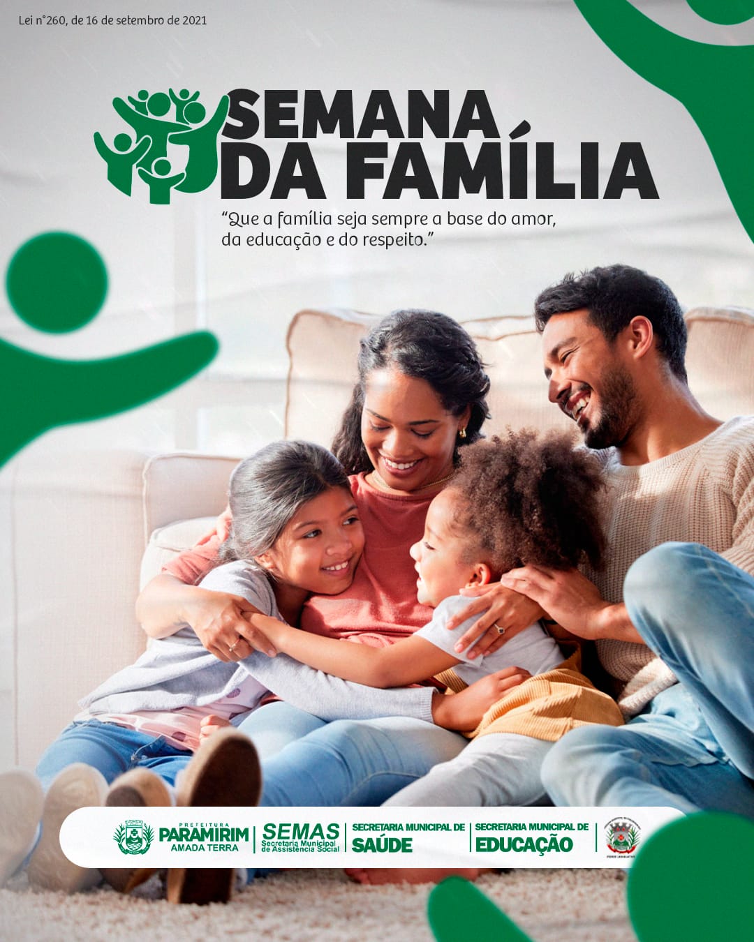 Prefeitura de Paramirim celebra Semana da Família