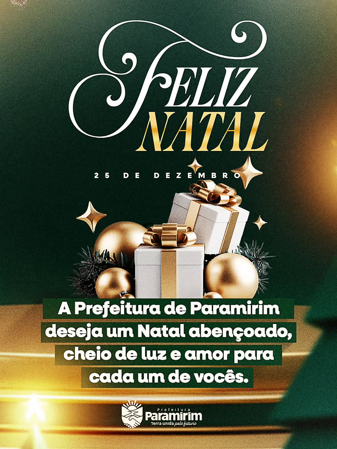 Desejamos a todos vocês um Feliz Natal!