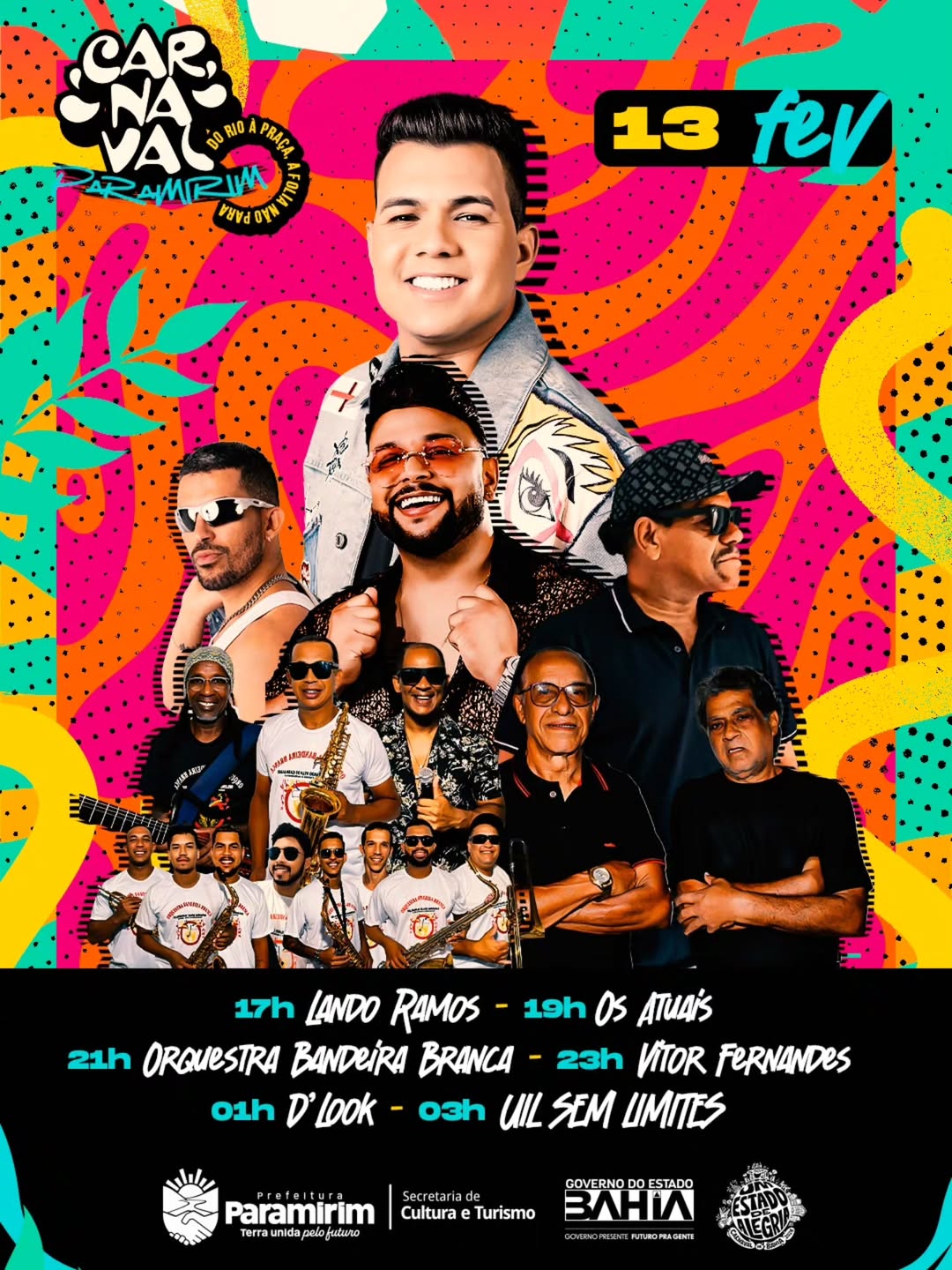 O Carnaval Paramirim 2026 vai abalar e sacudir tudoooo