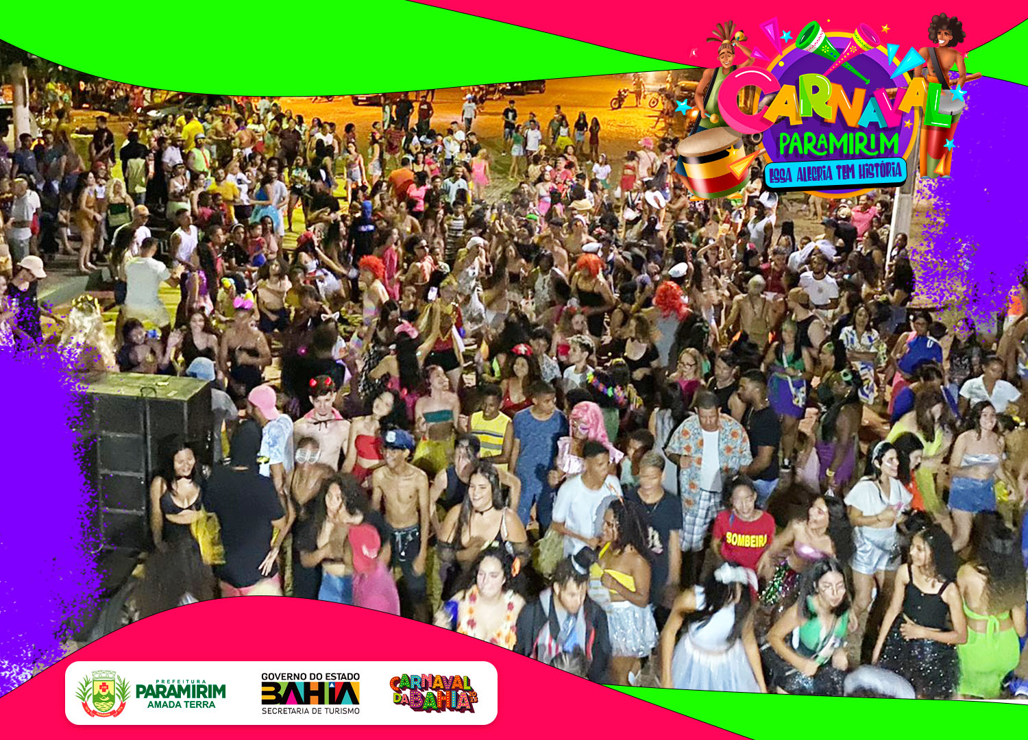 Desfile de fantasias e machinhas abrem o Carnaval de Paramirim