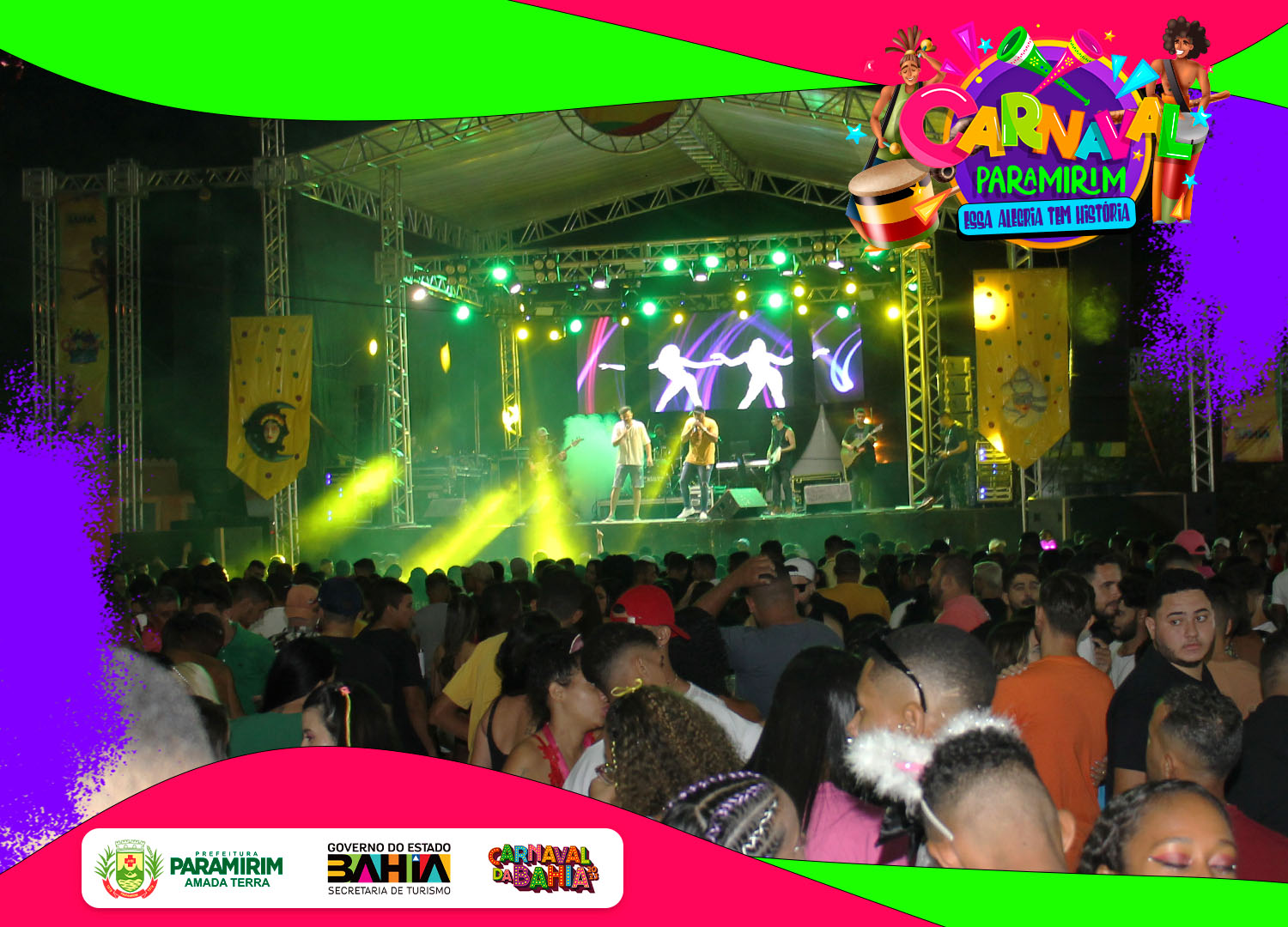 Sábado de carnaval em Paramirim foi sucesso total