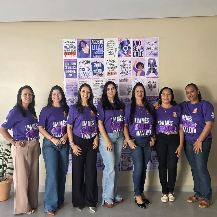 Agosto Lilás pode ter chegado ao fim, mas a luta pelo fim da violência contra a mulher continua!